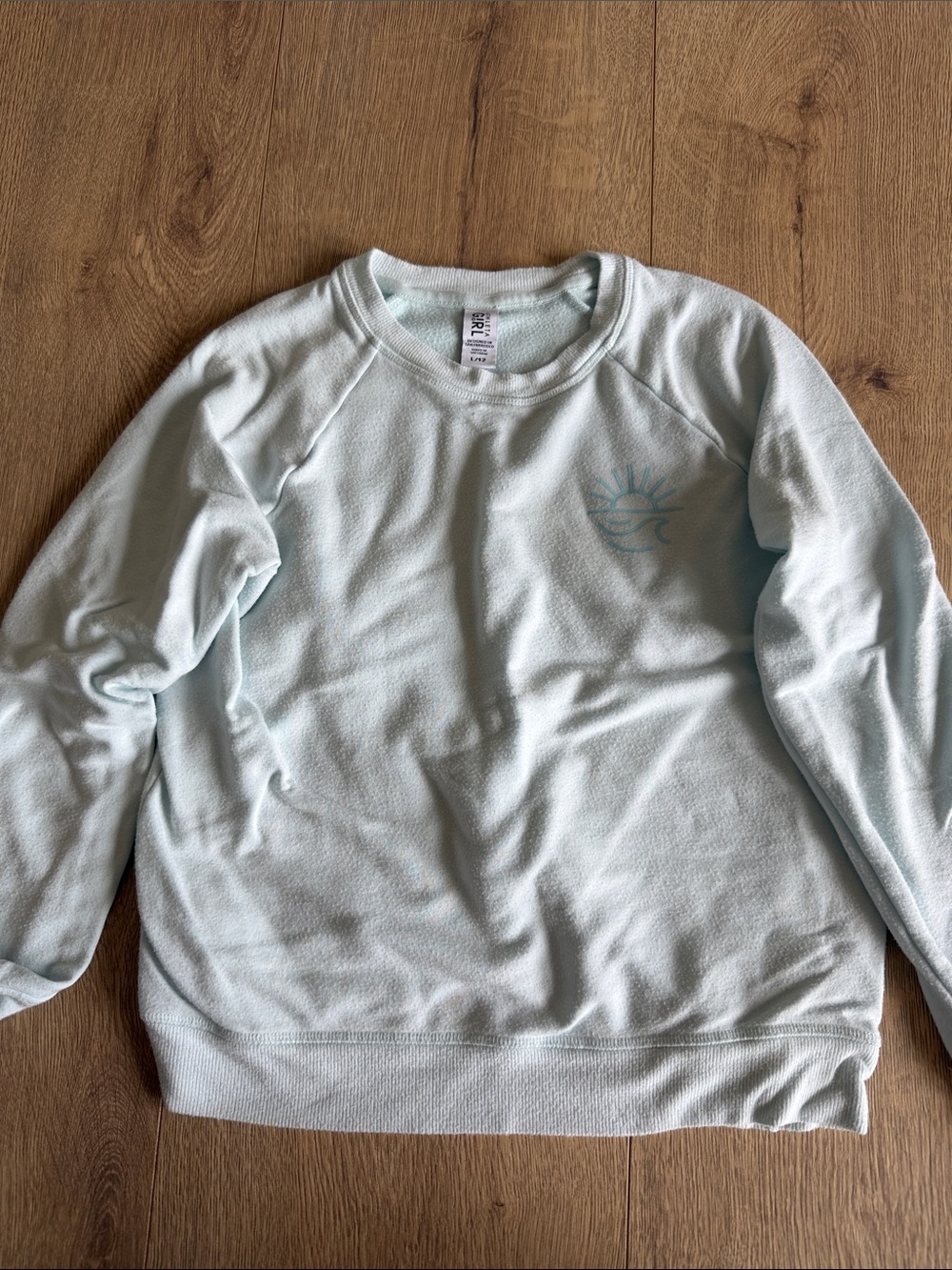 Athleta Light Blue Kids Pullover Sweatshirt - Sz. 12